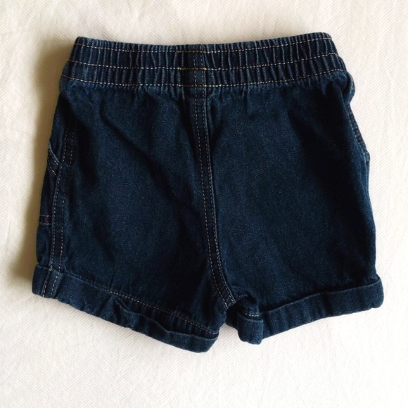 george basic unisex elastic waist denim jean shorts 18 months baby - Picture 4 of 4